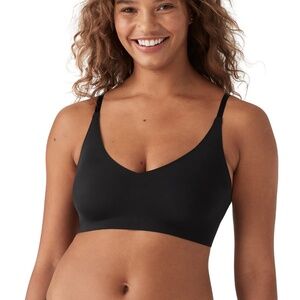 True & Co Body Boost Triangle Convertible Strap Bra M 34C-D 36A-B Black New